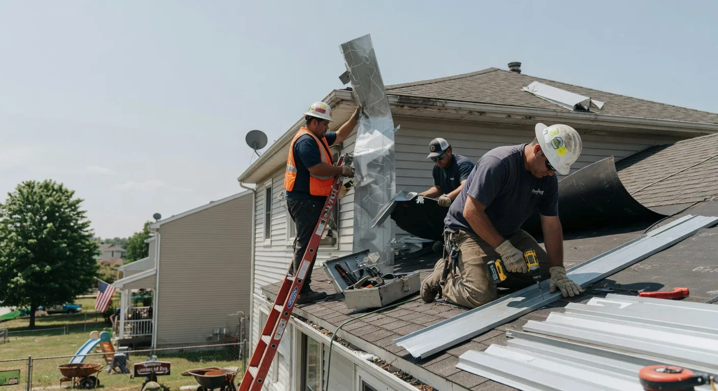 Storm Damage Metal Roof Repair in Alvordton, OH
